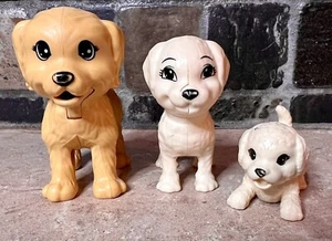 Barbie Doggy Daycare Puppy Pooping Tan Labrador Dog Pet Golden Retriever Lot (3) - Picture 1 of 1