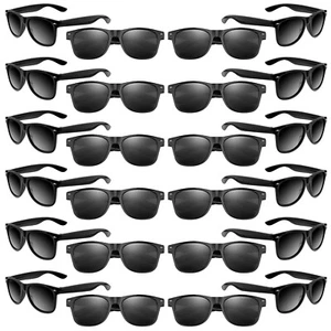ASTARON Black Sunglasses Bulk, 24 pack Neon Sunglasses Party Favors for Summe... - Picture 1 of 8