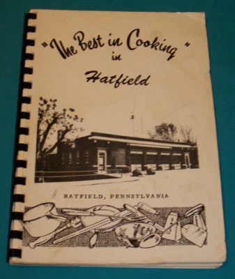 Hatfield Volunteer Fire Department Cookbook Hatfield Pennsylvania 1960 - Image 1 of 4