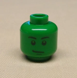 NEW Lego Minifig Head Green Army Soldier Minifigure Head - Picture 1 of 1