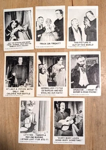 1964 Kayro-Vue Munsters Trading Card Lot of 8  "Poor Condition" - Picture 1 of 8