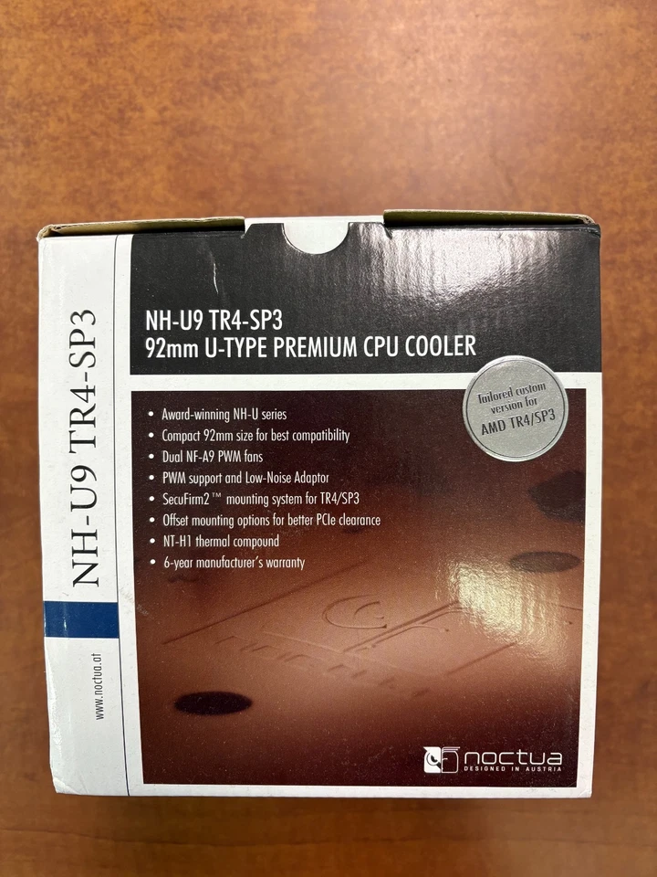 Noctua NH-U9 TR4-SP3 92mm Premium CPU Cooler for AMD Threadripper TR4 / SP3 - Image 1 of 4