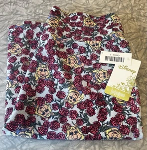 New Disney Miss Piggy Floral LuLaRoe Cassie Skirt Size L With Tags - Picture 1 of 5