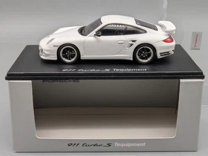 Modellini auto 1:43 Spark Porsche 911 Turbo S Tequipment WAP 0200290C bianco con scatola originale - Foto 1 di 16