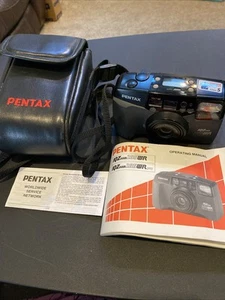 Pentax IQZoom 105WR Weather-Resistant 35mm Film Camera Bag Manual Tested - Picture 1 of 7
