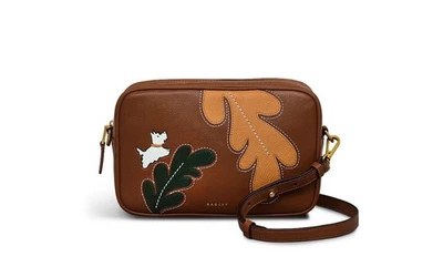 Radley ‘Autumn Editions’ Saddle (Tan) Leather Crossbody Bag BNWT - image 1 of 4
