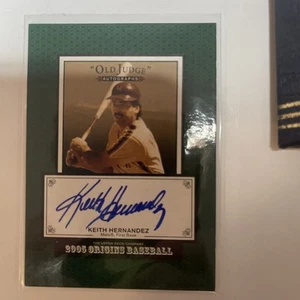 Keith Hernandez AUTO Upper Deck 2005 Orgins "OLD JUDGE" Autogramme METS Legend - Bild 1 von 16