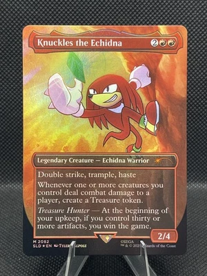 Knuckles the Echidna (Rainbow Foil) M Secret Lair Drop Series 2082 NM - Image 1 of 2