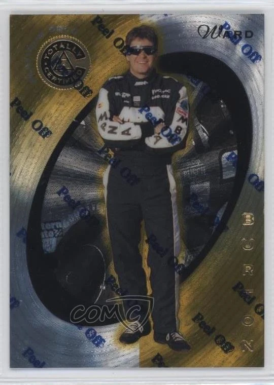 1997 Pinnacle Totally Certified Platinum Gold Promo /49 Ward Burton #22 - Image 1 of 2