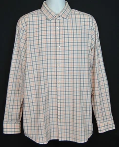Camisa Mizzen Principal Ajuste de Sotavento Hombres XL Manga Larga A Cuadros Rendimiento Elástico - Imagen 1 de 14