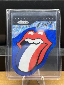 2025 Prizm International Licks Die-Cut Silver The Rolling Stones France #8 /75 - Picture 1 of 4