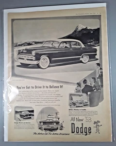Original 1953 Dodge Coronet Magazine Ad "You've Got to Drive It to Believe It!" - Picture 1 of 1
