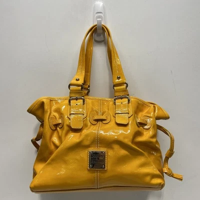 Cartera de cuero amarillo Dooney & Bourke Chiara Foto 1 de 4