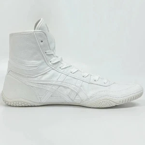 Nuevos zapatos de lucha para hombre ASICS 1083A001 EX-EO TWR900 totalmente blancos - Imagen 1 de 5