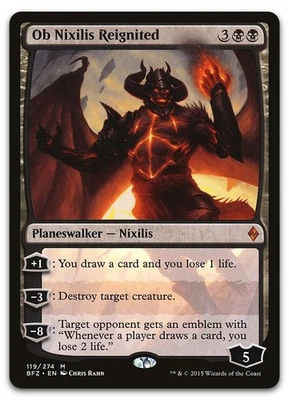 Ob Nixilis Reignited #119 (LP) Battle for Zendikar BFZ Magic MTG - Image 1 of 2