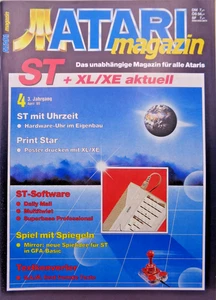 ATARI MAGAZIN ST + XL/XE AKTUELL - AUSGABE: 4/89 (RÄTZ-EBERLE - MAGAZIN) #2DE - Picture 1 of 6