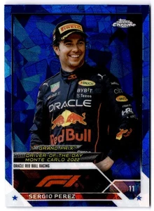 2023 Topps Chrome Sapphire Edition Formula 1 #172 Sergio Perez - Picture 1 of 2