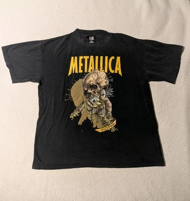 Camiseta Vintage Metallica Fixxxer Tour Pushhead Talla XL Marca Gigante Foto 1 de 2