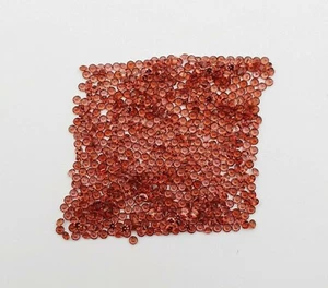 3 MM Round Faceted Natural Red Garnet loose Gemstone 3 Carat 65 Pieces Lot - Picture 1 of 4