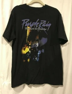 Men's 2XL Prince "Purple Rain" T-Shirt Black by The Prince Estate Collection - Bild 1 von 4