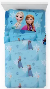 Completo Letto Frozen 3pz Lenzuolo Sopra+Sotto+Federa Letto Singolo Novia - Picture 1 of 2