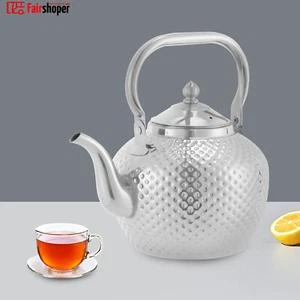2L Teapot 201 Stainless Steel Water Tea Kettle Induction Cooker Stove Tea Pot - Picture 1 of 23