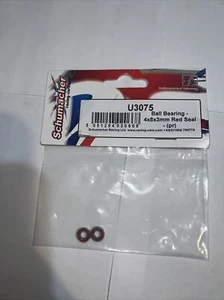 Schumacher Racing Ball Bearing - 4x8x3mm Red Seal - pr  SCHU3075 - Picture 1 of 2