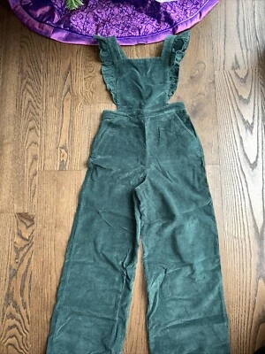 Mono con tirantes Hanna Andersson Anderson niñas flores brillantes nieve 120 6/7 Foto 1 de 4