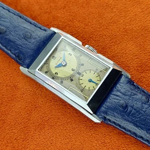 Vintage CYMA Doctor's Watch - 1930s Art Deco - Serviced April 2025 - Blued hands - Picture 1 of 15