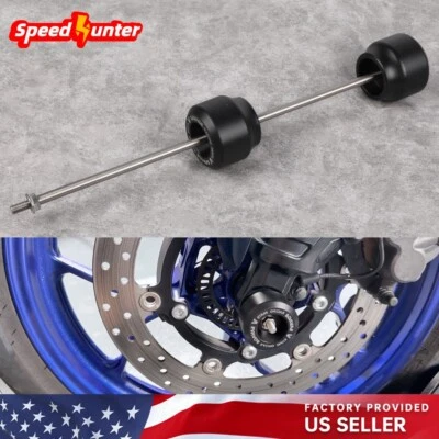 Protector de rueda deslizante de choque de horquilla de eje delantero para Yamaha MT-03 MT-25 YZF R3/R25 15-25 Foto 1 de 4