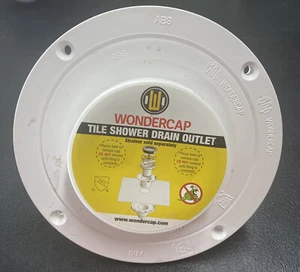 Wondercap Tile Shower Drain Outlet (no strainer) New - Picture 1 of 4