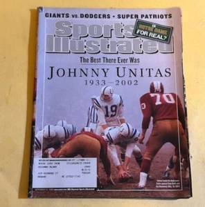 Johnny Unitas Baltimore Colts Football Sports Illustrated September 23 2002 - Picture 1 of 3