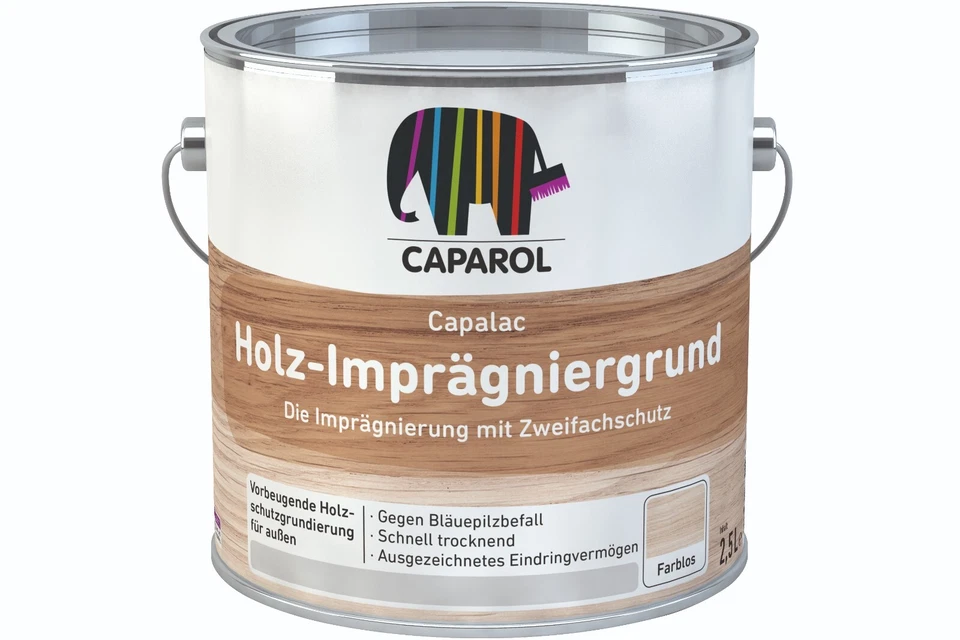 Caparol Capalac Holz-Imprägniergrund 2,5 Liter farblos  - Bild 1 von 1