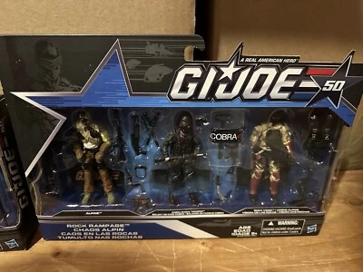 Rock Rampage G.I. JOE COBRA 50th Anniversary MOC Alpine Shock Trooper Rock Viper - Image 1 of 4