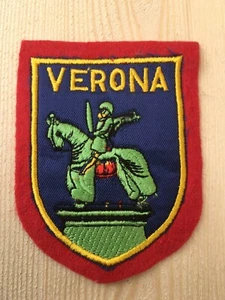 Patch toppa CM8X6 scudetto in stoffa ricamato della città di Verona - Foto 1 di 3