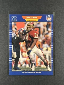 Charles Mann #429 1989 Pro Set Washington Redskins - Picture 1 of 2