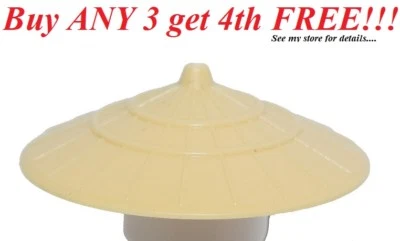 ☀️NUEVO Lego Minifigura SOMBRERO DE ARROZ BRONCEADO Ninjago Ninja Sensei Wu Frakjaw Cabeza Cónica  Foto 1 de 3