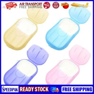 20pcs/Box Disposable Soap Papers Portable Travel Hand Washing Scented Slice - Picture 1 of 6