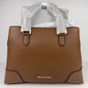 Cartera mediana de cuero guijarros Michael Kors Crosby 38F0CCBS2L marrón - Imagen 1 de 11