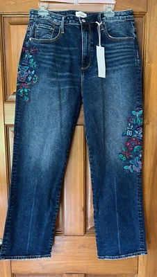Jeans Sundance Driftwood Bordados Stella Flashflower 32 X 29 Nuevos con Etiquetas Foto 1 de 4