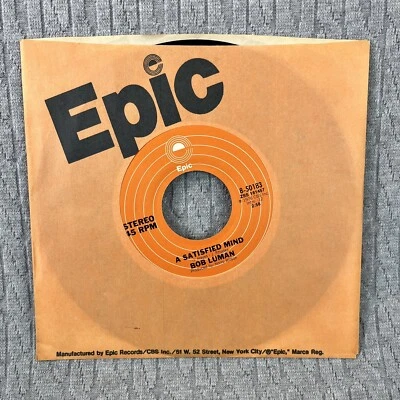 Vintage 45 RPM record bob Luman epic records, country western rhythm, blues rock - Image 1 of 4