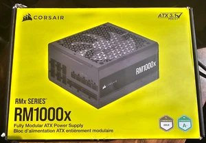 Corsair RM1000x SHIFT Fully Modular ATX Power Supply - 80 PLUS Gold - ATX 3.0 - - Photo 1/4