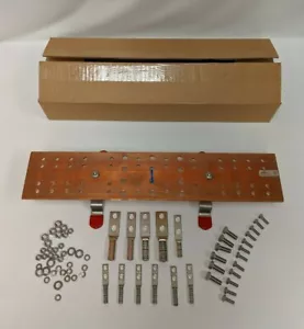 *NEW IN BOX* Cooper B-Line SBTMGB20K Telecom Main Grounding Bar and Hardware Kit - Picture 1 of 5