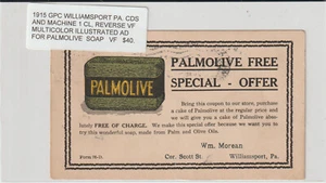 Jabón Palmolive GPC Williamsport PA 1915 advt (b174) - Imagen 1 de 2