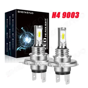 2pcs H4 9003 Super White 12000LM Kit LED Headlight Bulbs High Low Beam 6000K - Picture 1 of 8