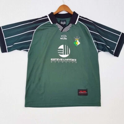  Vintage Kelme Novelda CF football shirt Home soccer jersey Green Oliva size S  - Imagen 1 de 4