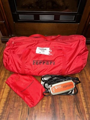 JUEGO COMPLETO F149M Funda Coche Ferrari con Bolsa y Acondicionador Batería OEM 087223600 Foto 1 de 4