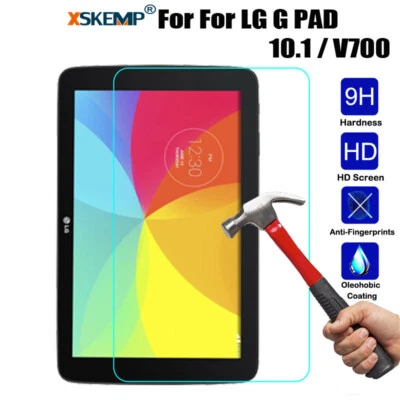 Premium Tempered Glass Screen Protector For LG G PAD V700 V400 V480 V500 7-10" - Image 1 of 4