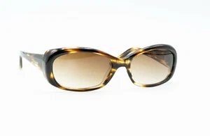 Vintage Intrigue No Mercy 142 braune ovale Sonnenbrille Japan Größe 57-14-125 - Bild 1 von 8