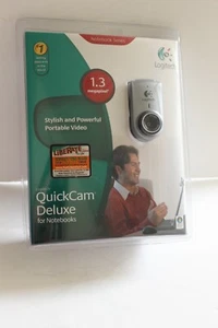 New Logitech QuickCam Deluxe for Notebooks Sealed Cam - Picture 1 of 3
